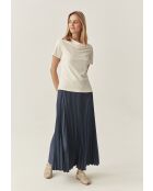 Luca gebreide blouse gebroken wit