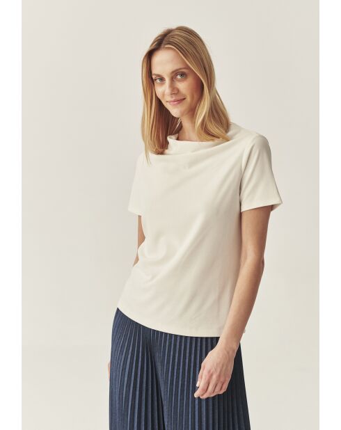 Luca gebreide blouse gebroken wit
