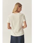 Luca gebreide blouse gebroken wit