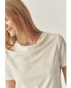 Luca gebreide blouse gebroken wit