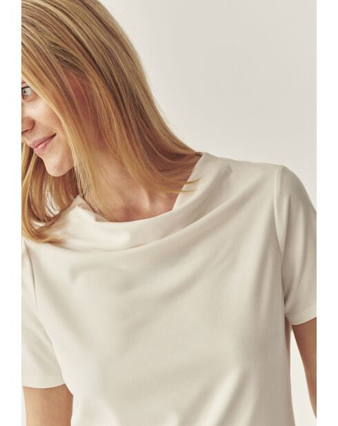 Luca gebreide blouse gebroken wit