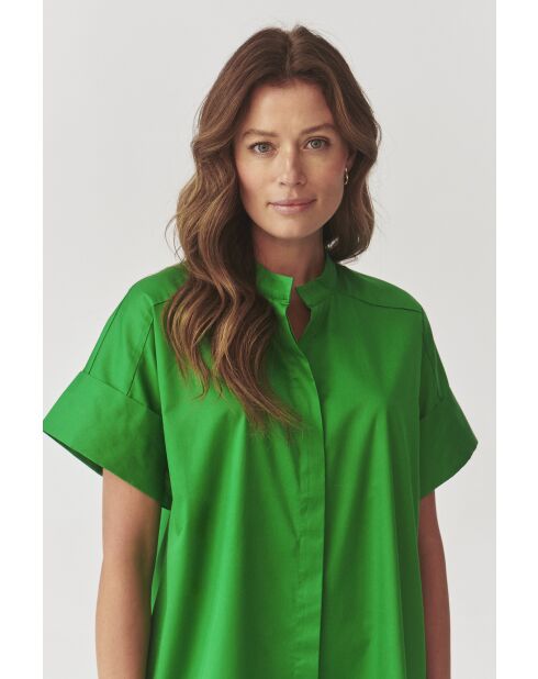 Grünes Baumwollkleid Aliati