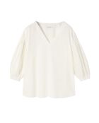 Blusa Daphne blanquecina