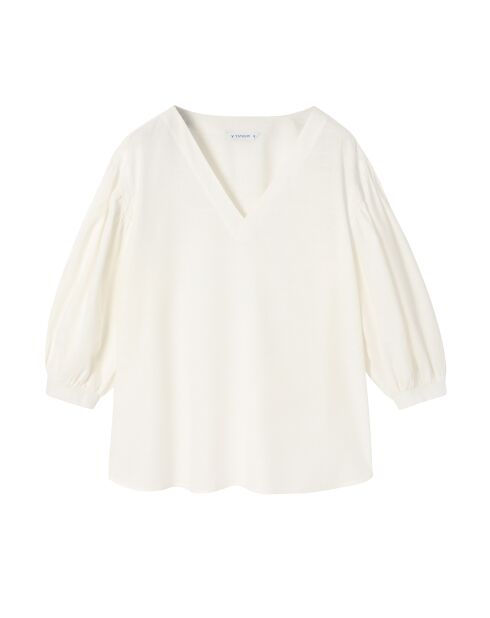 Blusa Daphne blanquecina