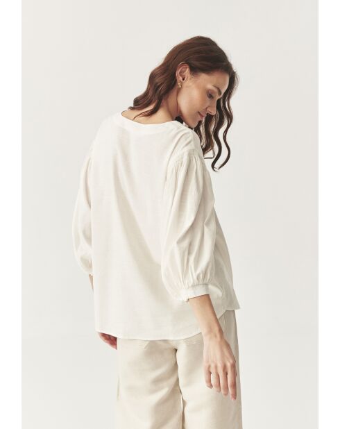 Blusa Daphne blanquecina