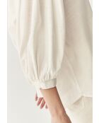 Blusa Daphne blanquecina