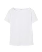 Mikaja 1 weiße Baumwollstrickbluse