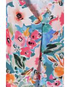 Turkooise blouse Kalia 1