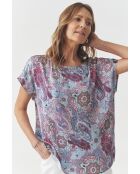 Blusa Oma coral