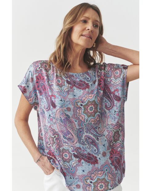 Blusa Oma coral