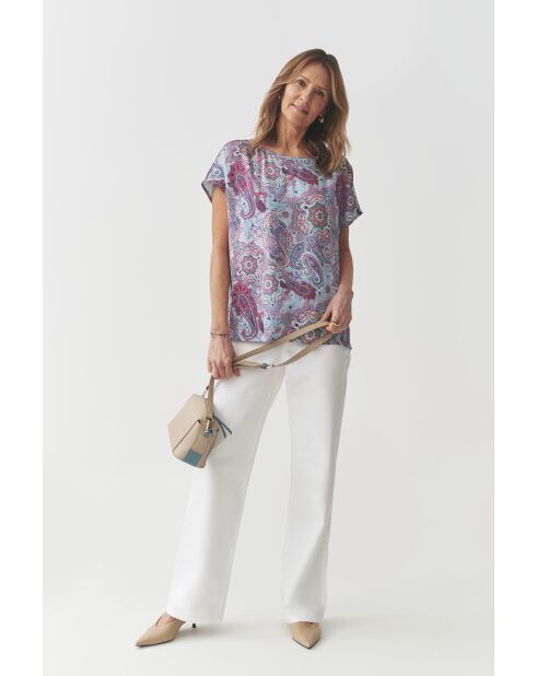 Blusa Oma coral