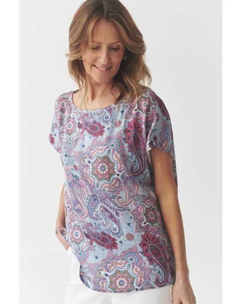Blusa Oma coral