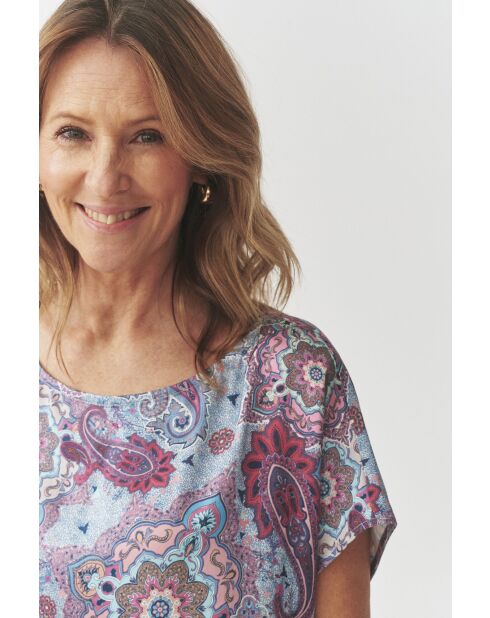 Blusa Oma coral