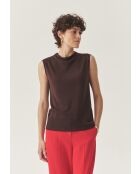 Blouse tricotée Kezi brun Nesquik