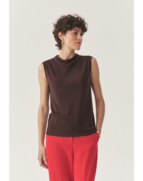 Blusa Kezi in maglia marrone Nesquik