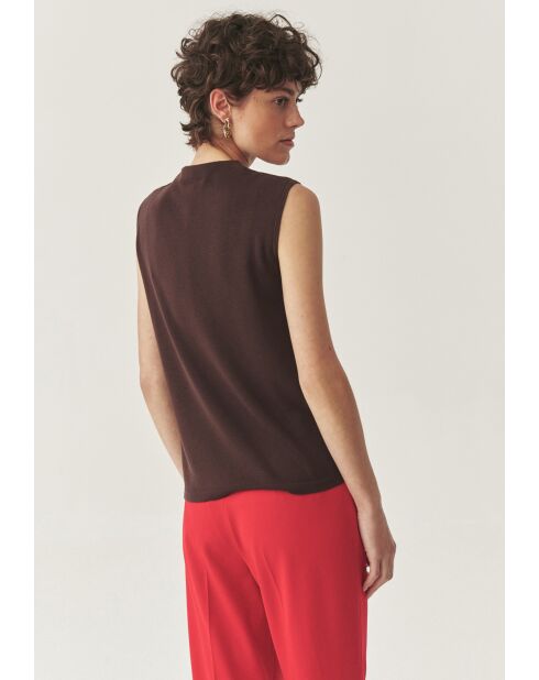 Blusa Kezi in maglia marrone Nesquik