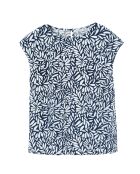Marineblauwe blouse Raela Cz
