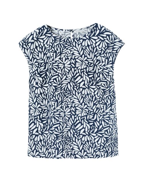 Marineblauwe blouse Raela Cz