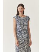 Marineblauwe blouse Raela Cz