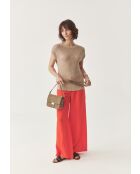 Beige gebreide blouse Loretto