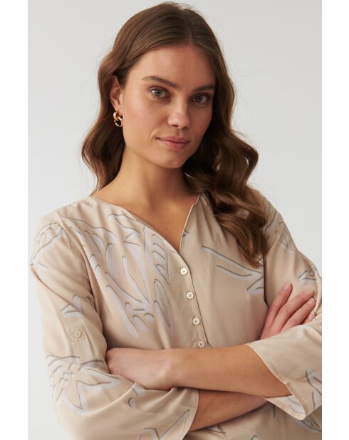 Blusa Isola 1 beige claro