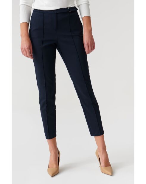 Marineblaue Baumwollhose Jakina 1