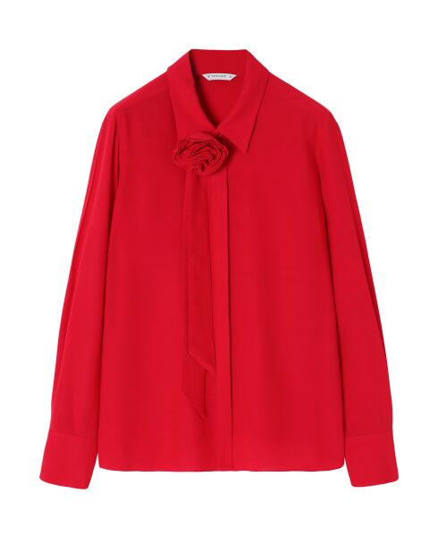 Camicia Meilin rosso intenso