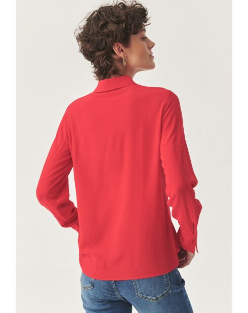 Camicia Meilin rosso intenso