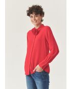 Camicia Meilin rosso intenso