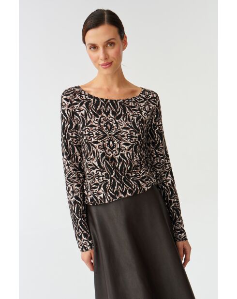 Schwarze Strickbluse Doroti
