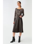 Schwarze Strickbluse Doroti