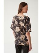 Bruine linnen blouse van Matyldana