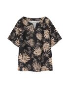 Bruine linnen blouse van Matyldana