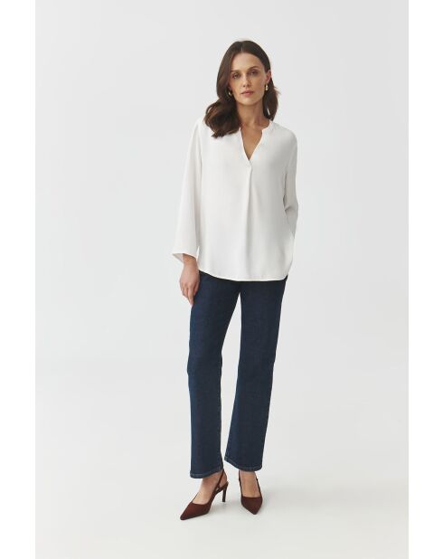 Cremefarbene Bluse Zao