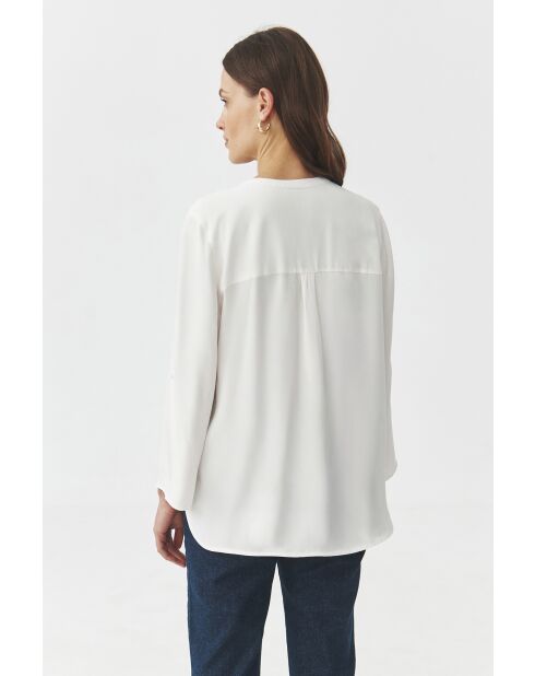 Cremefarbene Bluse Zao