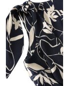Marineblaue Bluse Raia