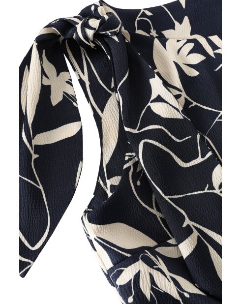 Marineblaue Bluse Raia