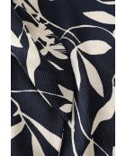 Marineblaue Bluse Raia