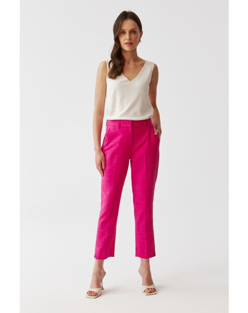 Cremefarbene Nikala Strickbluse