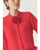 Camicia Meilin rosso intenso