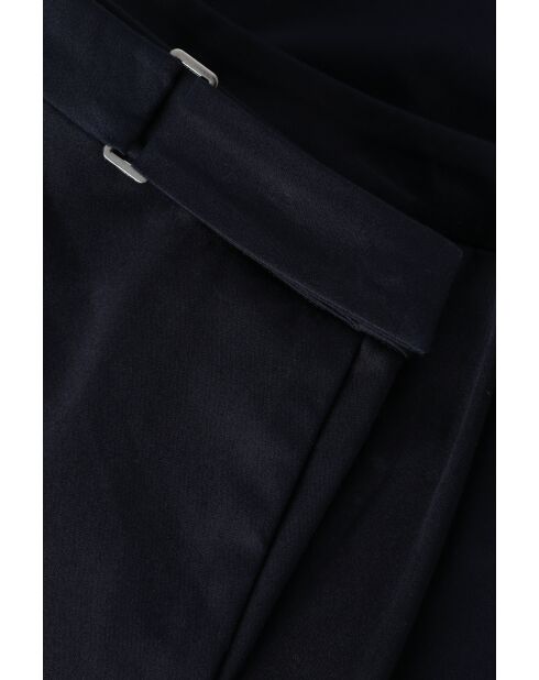 Marineblauwe katoenen rok Jana