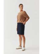 Marineblauwe katoenen rok Jana