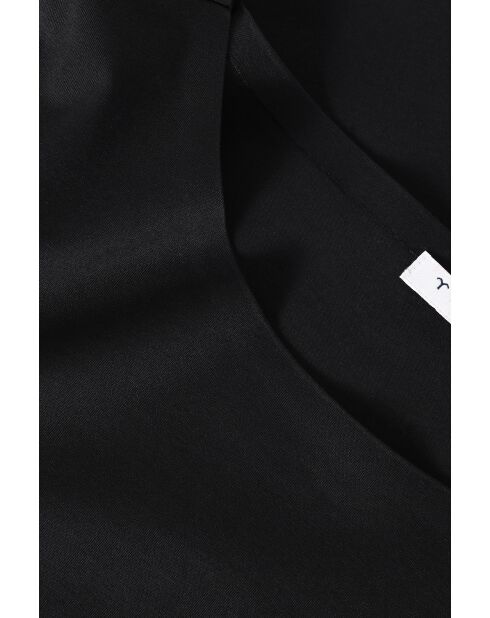 Zwarte gebreide katoenen blouse van Mikaja