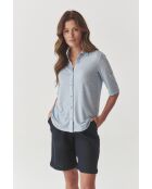 Chemise tricotée Teti 1 bleue