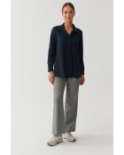 Marineblauw overhemd Malba 1