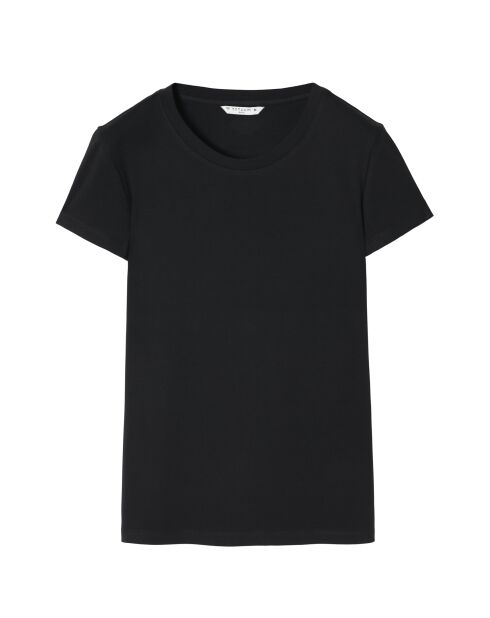 T-shirt van zwart katoen Kiri