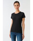 T-shirt van zwart katoen Kiri