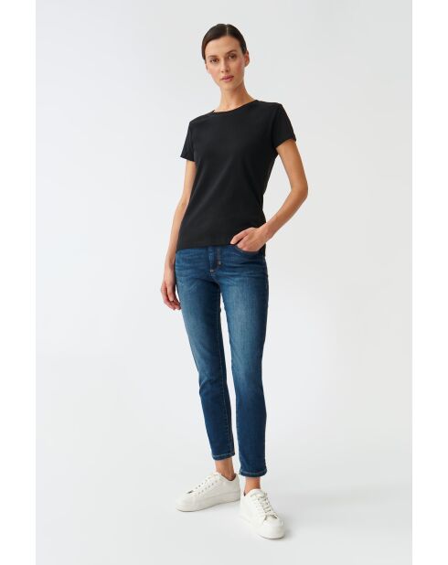 T-shirt van zwart katoen Kiri