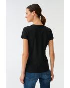 T-shirt van zwart katoen Kiri
