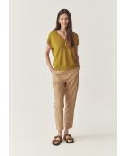 Groene gebreide blouse Ezalja